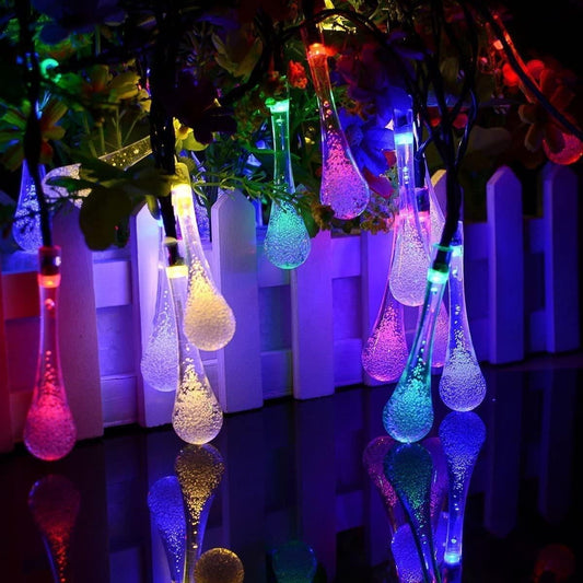String Lights for Decoration - 14 LED Rain Drop Waterproof Fairy Lights for Diwali (Indoor/Outdoor)