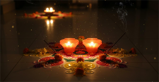 AquaGlow Diyas | Ambient Light Water-Sensing LED Diyas for Navratri